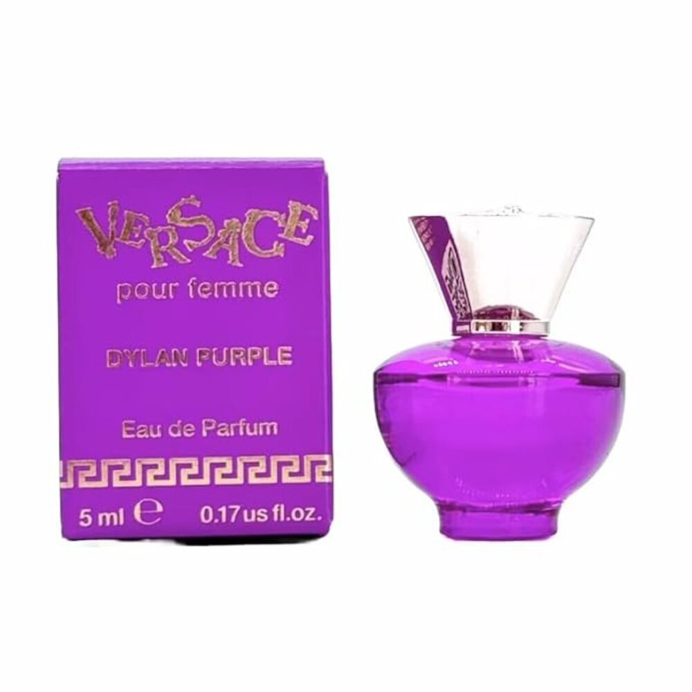 NEW Versace Pour‎ Femme Dylan Purple Mini Travel Size 5 ml/ 0.17 oz